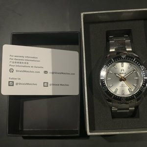 $360 Shield Abyss Men’s Divers Watch Silver/Black